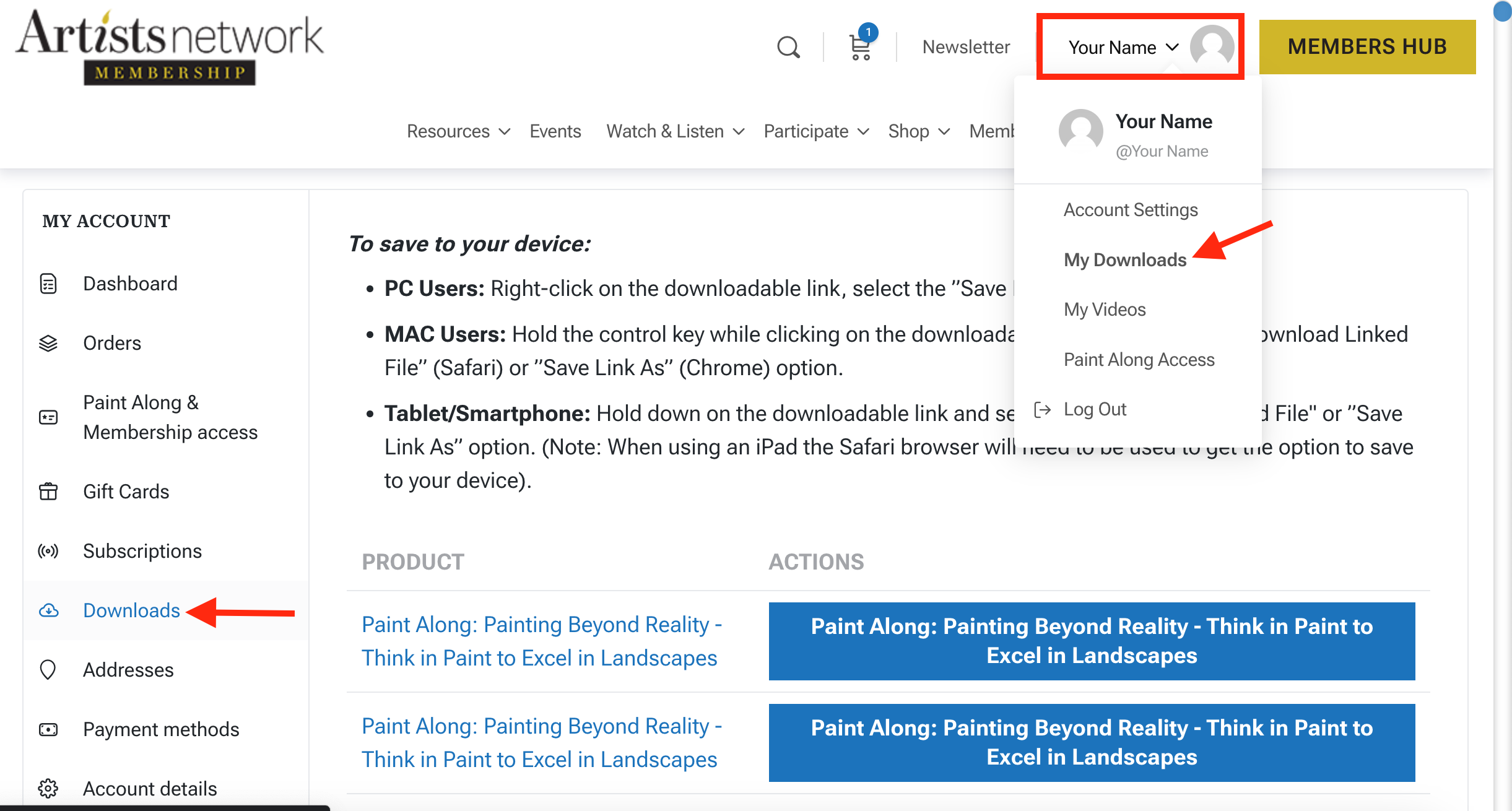 How to access your digital purchase. Peak Media Properties
